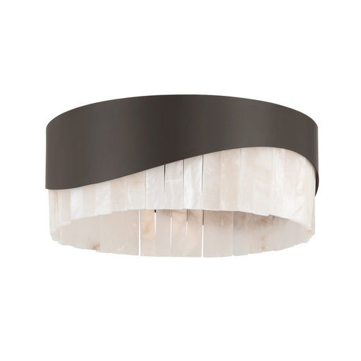 Sway 3-Light Flush Mount in Dark Bronze