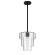 Velique Pendant in Dark Matte Black
