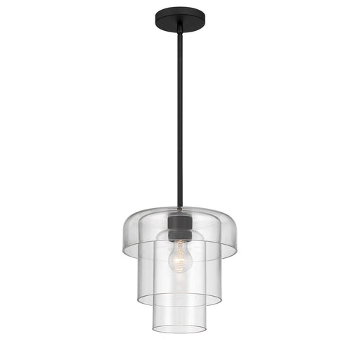 Velique Pendant in Dark Matte Black