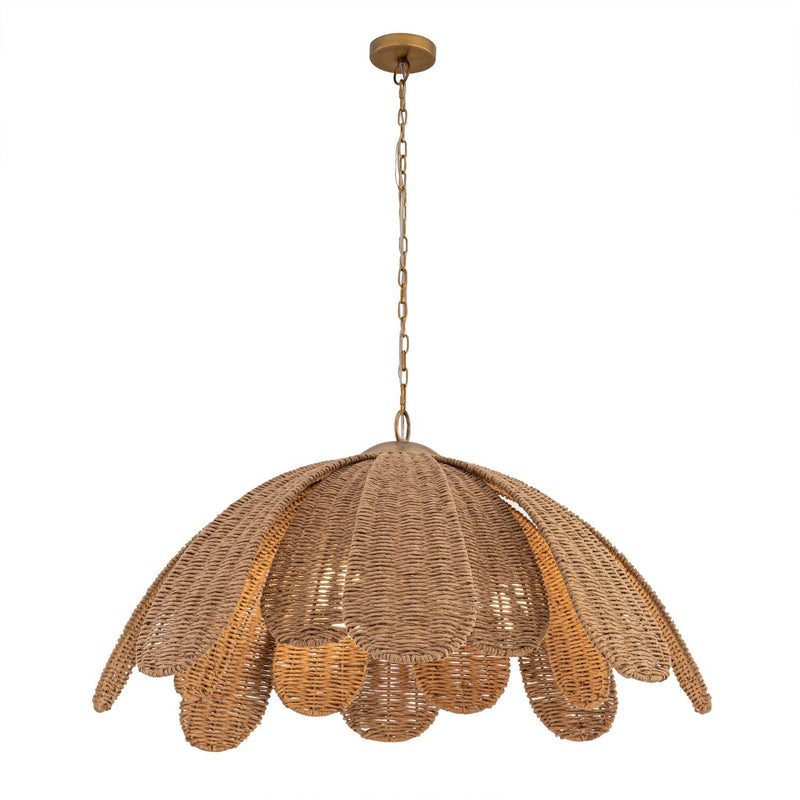 Covea 3-Light Pendant in Legacy Brass