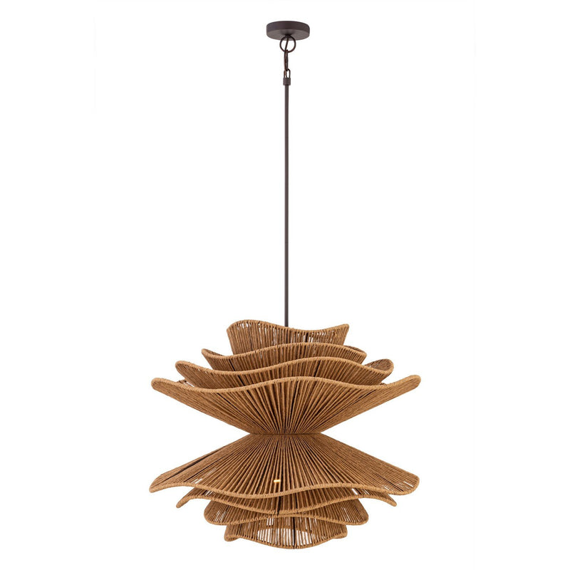 Mireth 6-Light Pendant in Dark Bronze