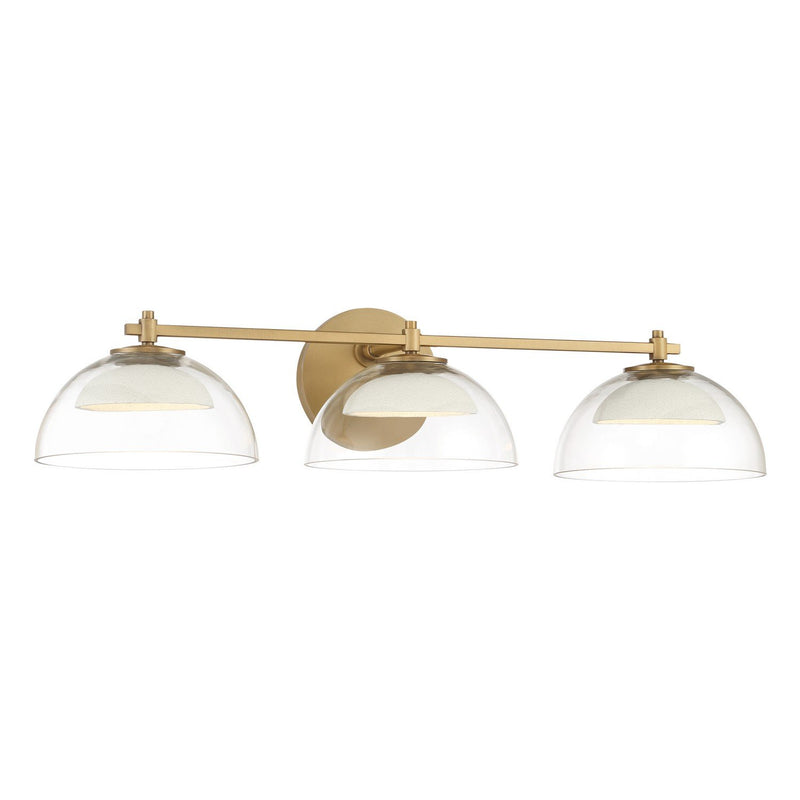 Halwynd LED Bath Vanity Light in Legacy Brass