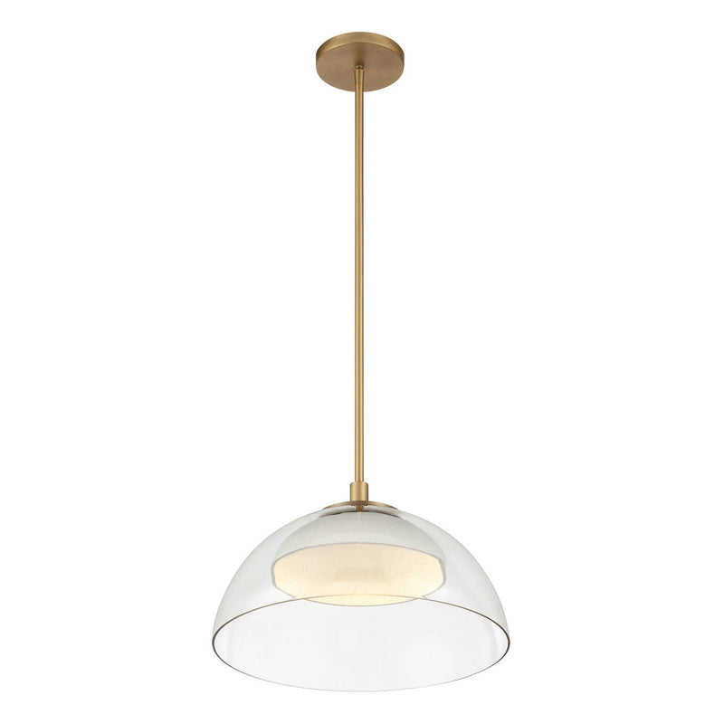 Halwynd LED Convertible Pendant in Legacy Brass