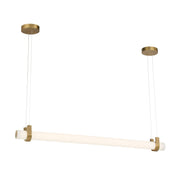 Sorelle LED Linear Pendant in Legacy Brass