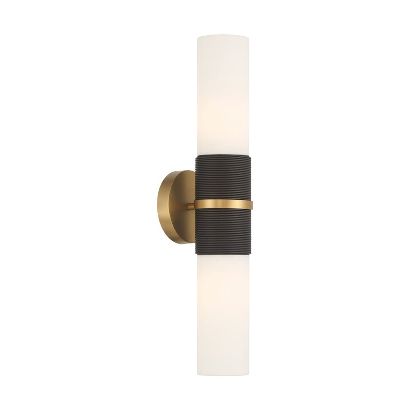Linthor 2-Light Wall Sconce in Legacy Brass