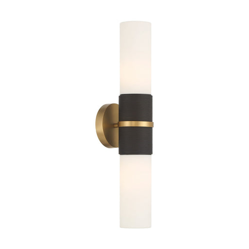 Linthor 2-Light Wall Sconce in Legacy Brass