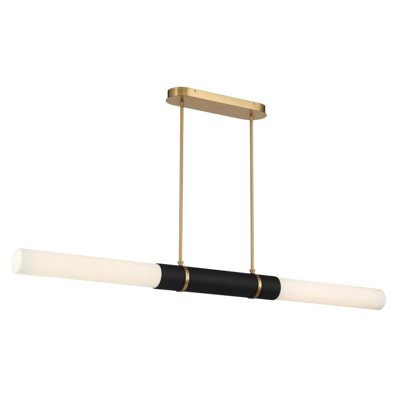 Linthor LED Linear Pendant in Legacy Brass
