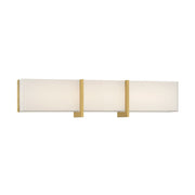 High Rise LED 24" Bath Vanity Light in Legacy Brass