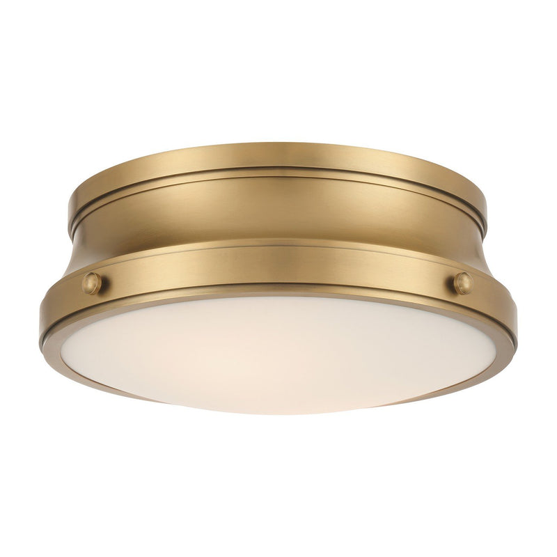 Purelight 2-Light Flush Mount 3939-732 in Legacy Brass