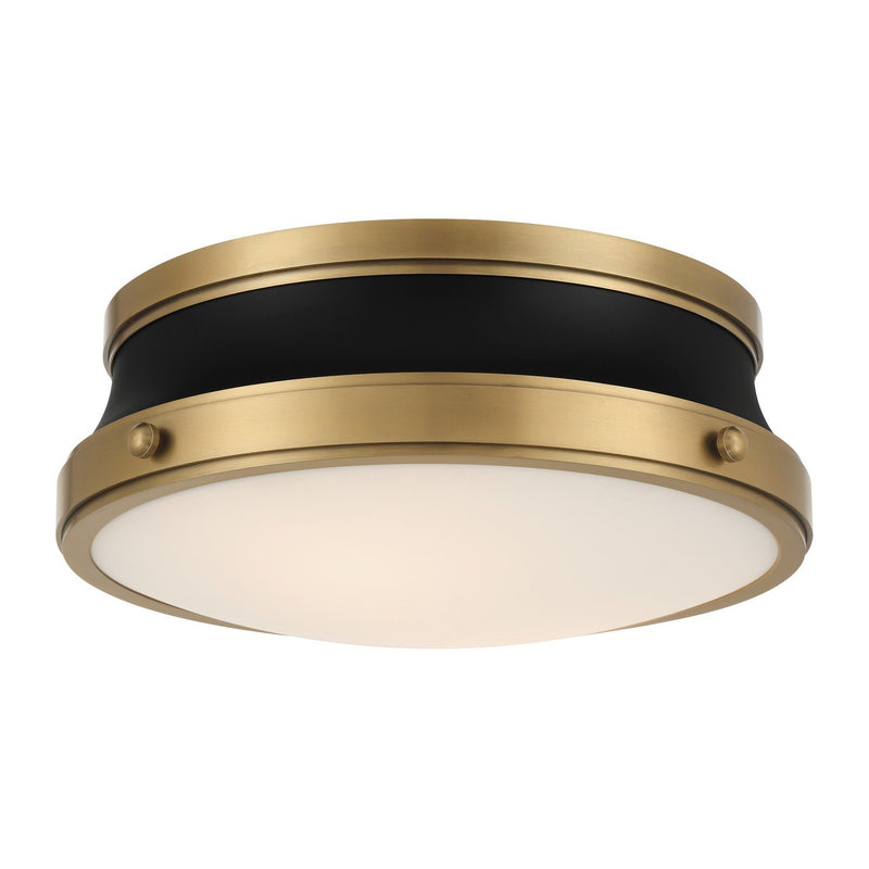 Purelight 2-Light Flush Mount 3939-876 in Legacy Brass