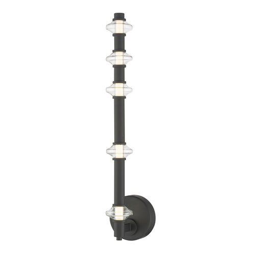 Pearl LED Wall Sconce in Dark Matte Black
