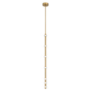 Pearl LED Mini Pendant in Legacy Brass