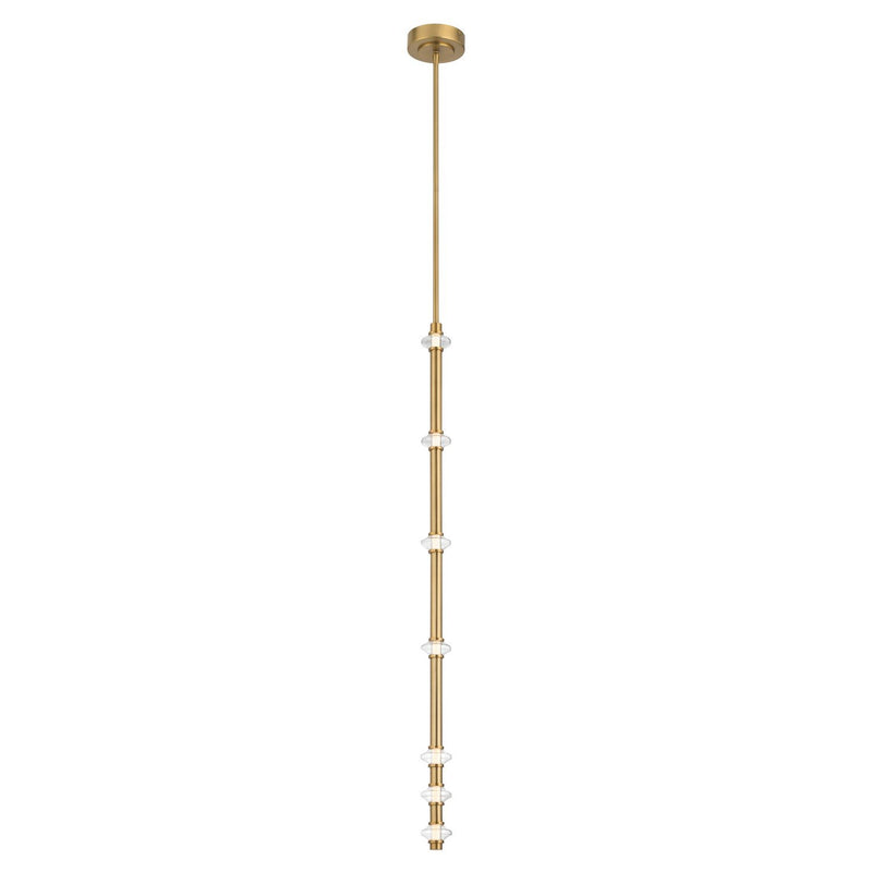Pearl LED Mini Pendant in Legacy Brass