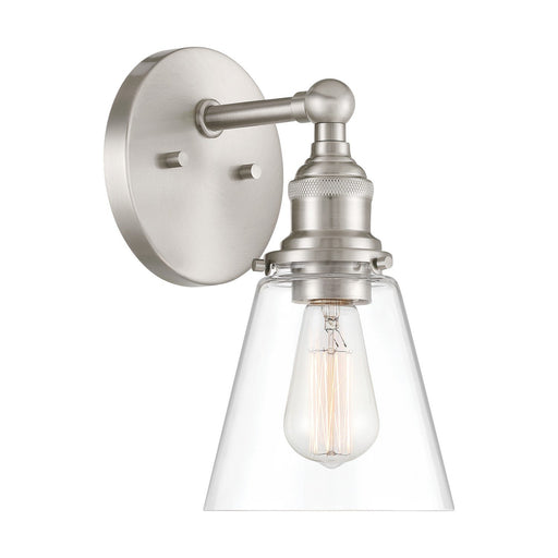 Barwell Small Bath Sconce in Brushed Nickel