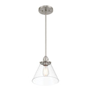 Barwell Mini Pendant in Brushed Nickel