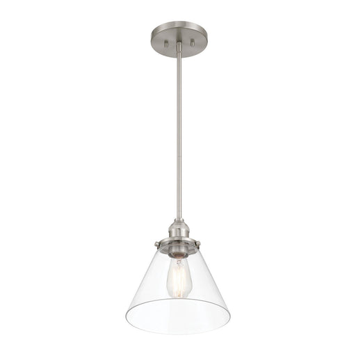Barwell Mini Pendant in Brushed Nickel