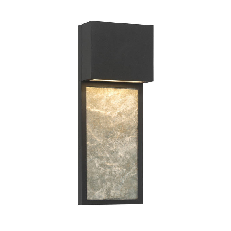 Norrin Small LED Outdoor Wall Sconce in Sand Coal Black