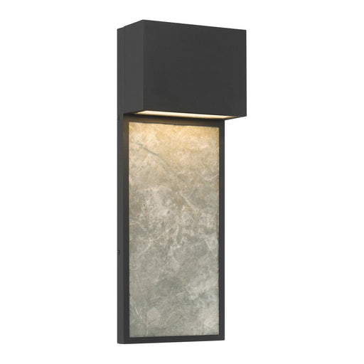 Norrin Large LED Outdoor Wall Sconce in Sand Coal Black