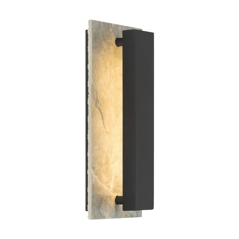 Avenelle Small LED Outdoor Wall Sconce in Sand Coal Black