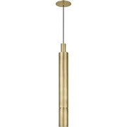 Sottile X-Large Pendant in Natural Brass