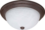15.25" 3-Light Flush Mount in Old Bronze