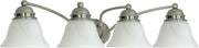 Empire 4-Light Bath Vanity Light in Brushed Nickel