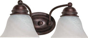 Empire 2-Light Bath Vanity Light in Old Bronze