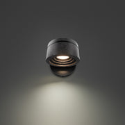 Sorin Swing Arm Wall Lamp in Basalt Stone/black