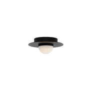 Landed Flush Mount in Black