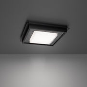 Grandstand Flush Mount in Basalt Stone/black