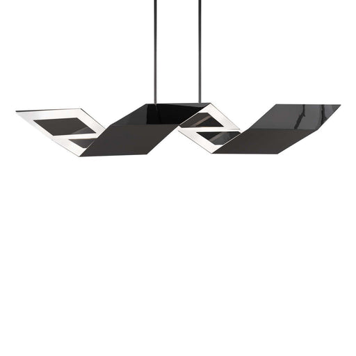 Lyris 8-Light Linear Pendant in Polished Black Nickel