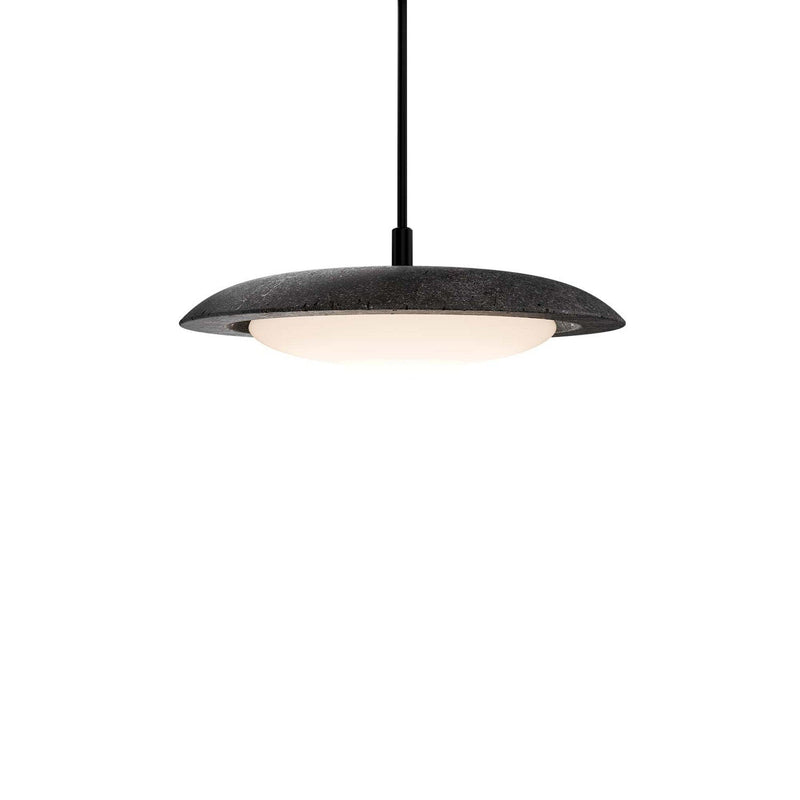 Saturno Pendant in Basalt Stone/black