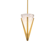 Kiernan Mini Pendant in Aged Brass