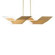 Lyris 8-Light Linear Pendant in Aged Brass