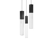Cinema 3-Light Round Pendant in Black