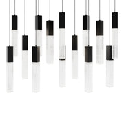 Cinema 14-Light Linear Pendant in Black