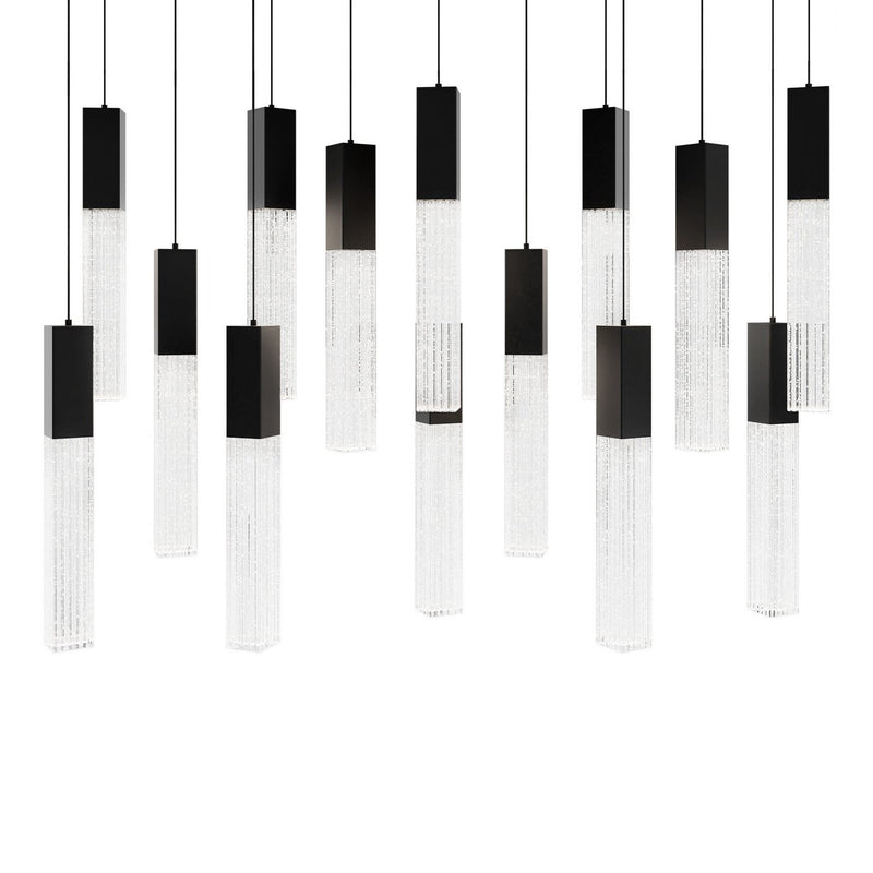 Cinema 14-Light Linear Pendant in Black