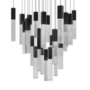 Cinema 25-Light Square Pendant in Black