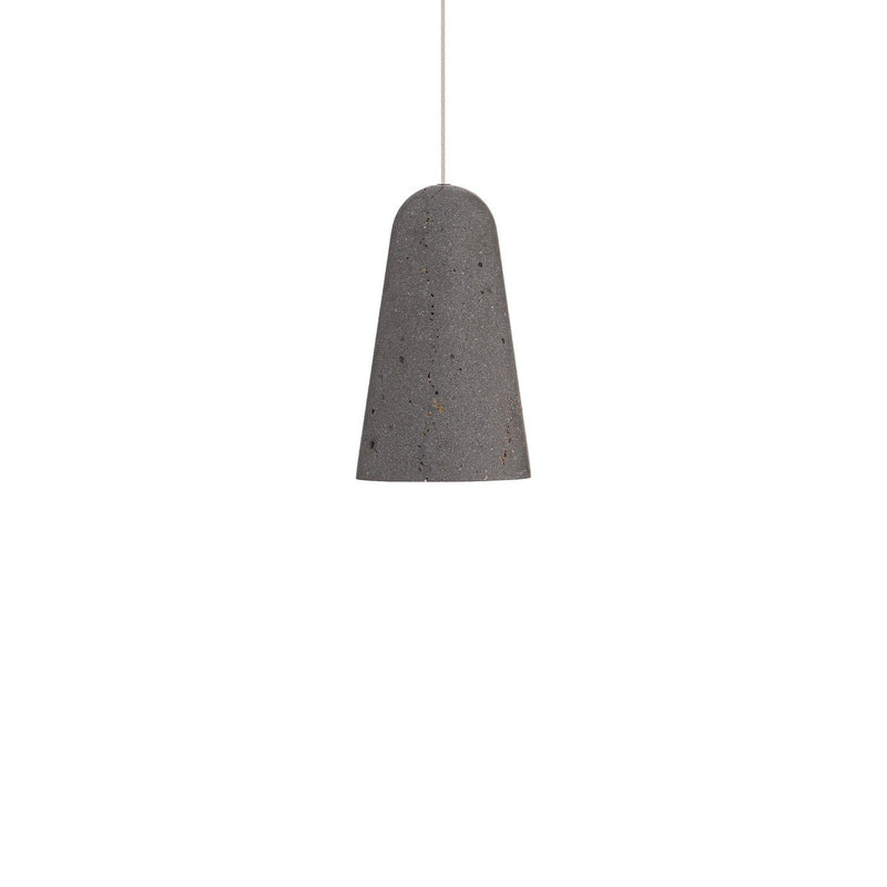 Pompeii Mini Pendant in Basalt Stone/black