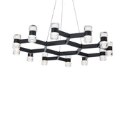 Dashe 24-Light Chandelier in Black