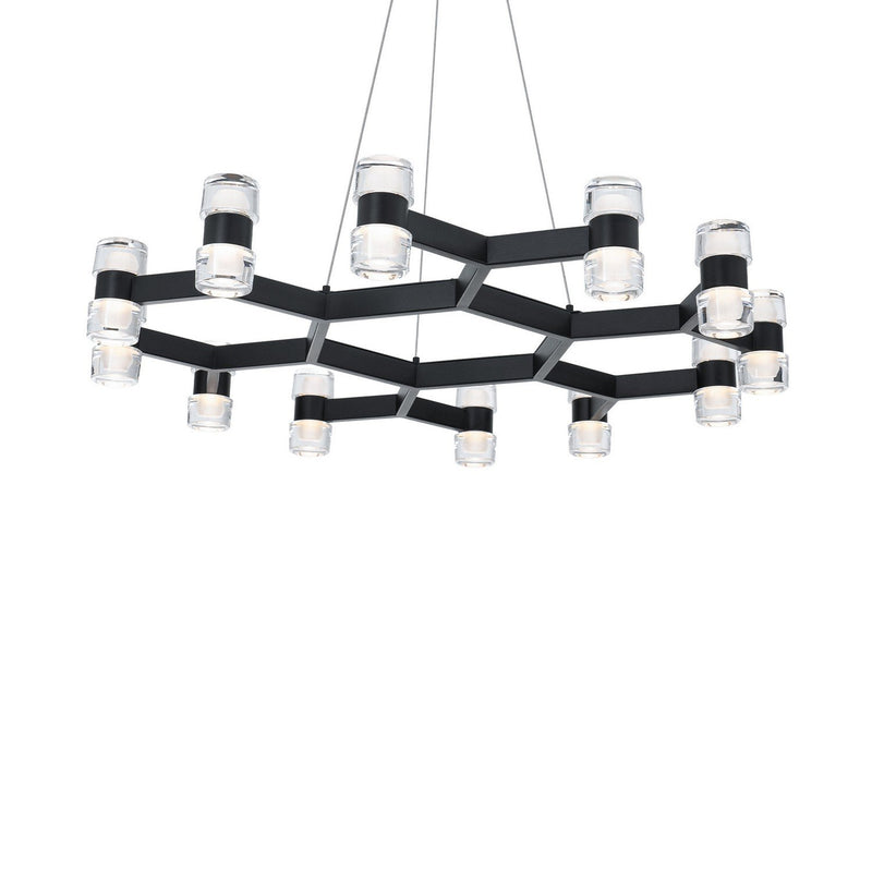 Dashe 24-Light Chandelier in Black