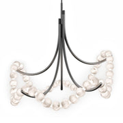 Parel 49-Light Chandelier in Antique Nickel