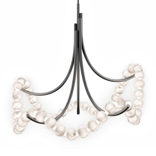 Parel 49-Light Chandelier in Antique Nickel