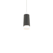 Chauncey Mini Pendant in Basalt Stone/black