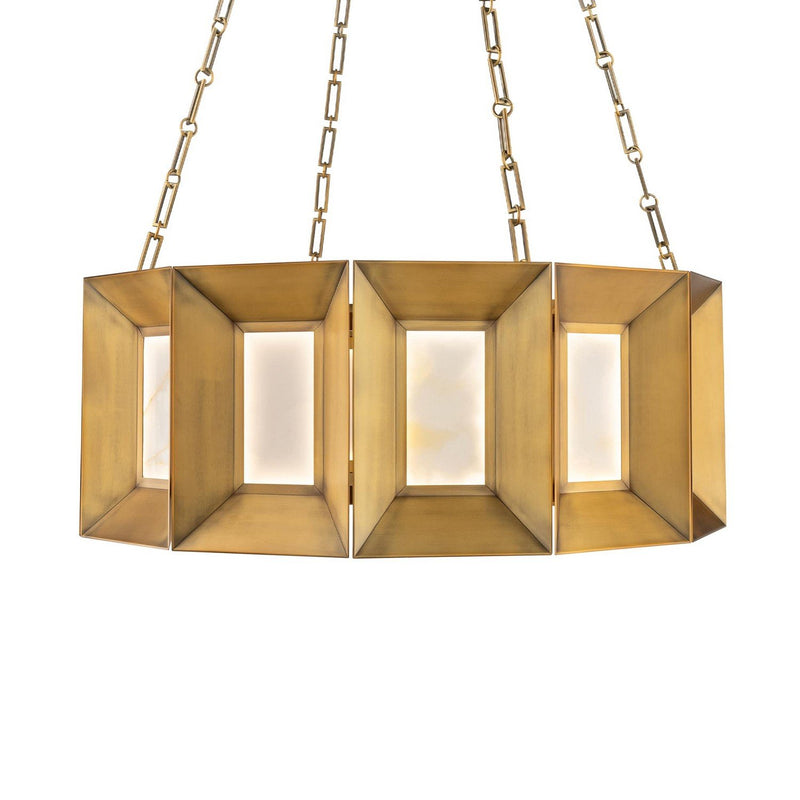 Austen 12-Light Chandelier in Aged Brass
