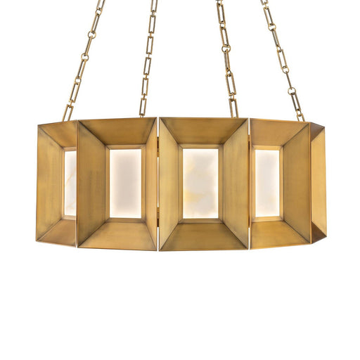 Austen 12-Light Chandelier in Aged Brass