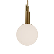 Sybil 10" Pendant in Aged Brass