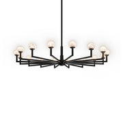 Glammis 16-Light Chandelier in Black