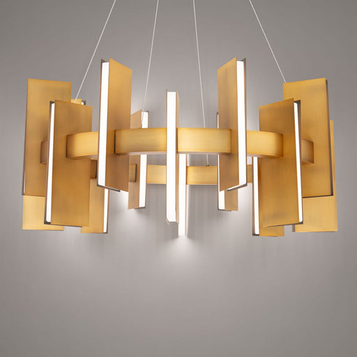 Ronan Chandelier in Aged Brass