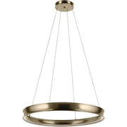 Larousse 40" Round LED Pendant in Champagne Bronze